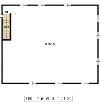 子育ての時代 2F 間取り図